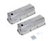 Mr. Gasket Cast Aluminum Tall Valve Covers; Polished (71-79 Small Block V8 Thunderbird)