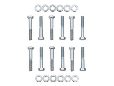 Mr. Gasket Intake Manifold Bolt Set; Zinc (77-79 V8 Thunderbird)