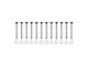 Mr. Gasket Intake Manifold Bolt Set; Zinc (77-79 V8 Thunderbird)