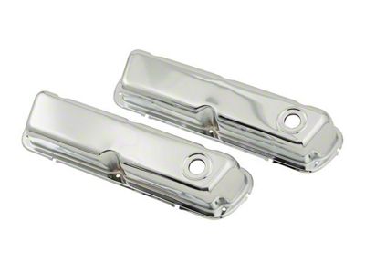 Mr. Gasket Valve Covers; Chrome (77-79 Thunderbird)