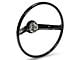 OPR 2-Spoke Style Steering Wheel; Black (68-69 Mustang)