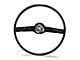 OPR 2-Spoke Style Steering Wheel; Black (68-69 Mustang)