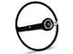 OPR 2-Spoke Style Steering Wheel; Black (68-69 Mustang)