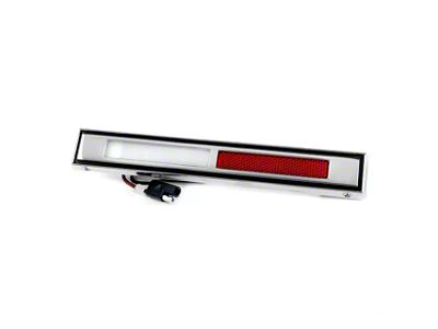 Courtesy Light Assembly with White and Red Reflectors; Chrome (69-70 Mustang)