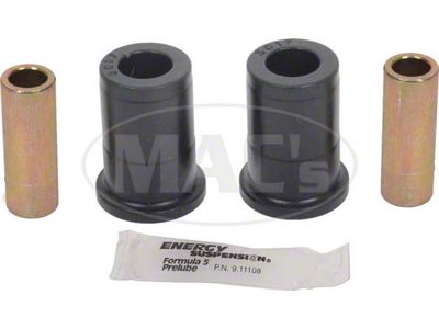 Front Control Arm Bushings; 1-7/16-Inch OD; Black (64-73 Mustang, Excluding BOSS 302 & GT350)