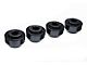 Front Strut Rod Bushings; Black (64-66 Mustang, Excluding GT350)