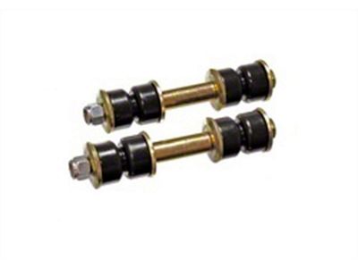 Front Sway Bar End Links; 1-5/8-Inch; Black (64-66 Mustang, Excluding GT350)