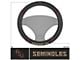 Steering Wheel Cover with Florida State University Logo; Black (Universal; Some Adaptation May Be Required)