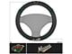 Steering Wheel Cover with Minnesota Wild Logo; Black (Universal; Some Adaptation May Be Required)