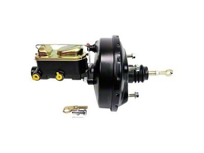 Master Power Brakes 9-Inch Single Diaphragm Power Booster Conversion Kit; 1-1/8-Inch Bore (71-73 Mustang)