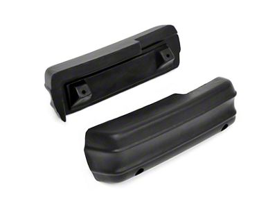 Arm Rest Pad; Black (71-73 Mustang)