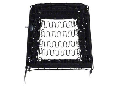 Bucket Seat Back Frame and Spring Assembly with Headrest Mount Hole; Passenger Side (1969 Mustang)