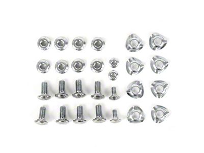 Bumper Bolt Kit; 28-Pieces (69-70 Mustang)