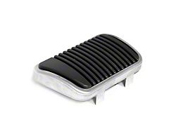 Clutch Pedal Pad with Stainless Steel Trim (65-68 Mustang)