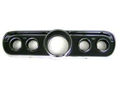 Dash Gauge Bezel; Black (1965 Mustang GT)