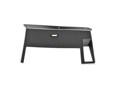 Dash Trim with Seat Belt Warning Light Opening; Black (71-73 Mustang)