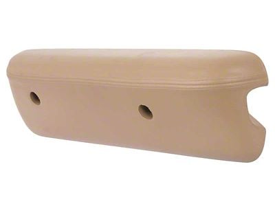 Deluxe Interior Armrest Pad; Driver Side; Saddle (1968 Mustang)