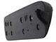 Deluxe Interior Armrest Pad; Passenger Side; Black (1968 Mustang)