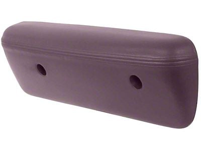 Deluxe Interior Armrest Pad; Passenger Side; Maroon (1968 Mustang)