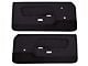 Deluxe Interior Door Panels; Black with Black Carpet (1970 Mustang)