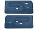 Deluxe Interior Door Panels; Medium Blue with Blue Carpet (1969 Mustang)