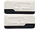 Deluxe Interior Door Panels; White with Black Carpet (1970 Mustang)