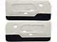 Deluxe Interior Door Panels; White with Black Carpet (1969 Mustang)