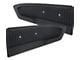 Deluxe Interior Pony Vinyl Door Panels; Black (65-66 Mustang)