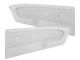 Deluxe Interior Pony Vinyl Door Panels; White (65-66 Mustang)