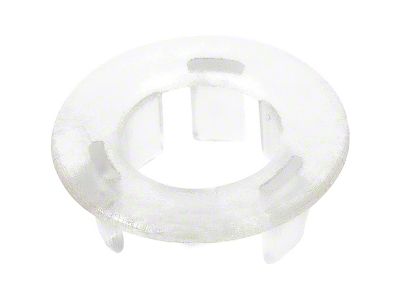 Door Lock Knob Grommets; Clear Plastic (64-70 Mustang)