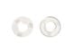 Door Lock Knob Grommets; Clear Plastic (64-70 Mustang)