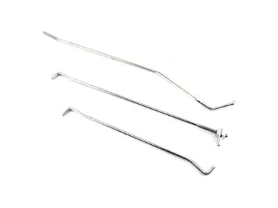 Door Lock Rod Set; Driver Side (67-68 Mustang)