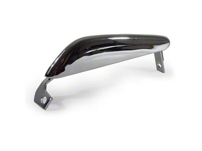 Front Bumper Guard; Passenger Side; Chrome (64-66 Mustang)