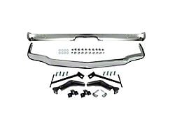 Front and Rear Bumper Kit; Chrome (64-66 Mustang)