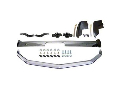 Front and Rear Bumper Kit; Chrome (71-72 Mustang)