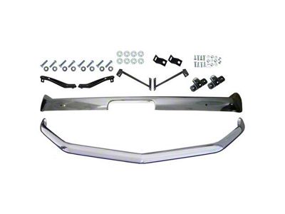 Front and Rear Bumper Kit; Chrome (1970 Mustang)