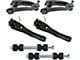 Front Upper and Lower Control Arms with Ball Joints and Front Sway Bar Links (68-73 Mustang)