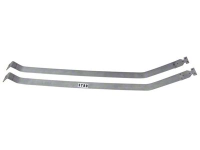 Fuel Tank Mounting Straps; Galvanized Steel (71-73 Mustang)