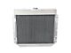 Full Aluminum Radiator with Fan Shroud; 3-Row (67-70 Mustang w/ Manual Transmission)