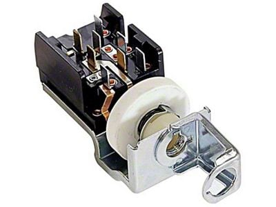 Headlight Switch with Integral Bracket (65-68 Mustang)