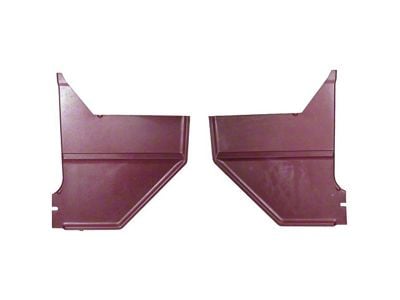 Kick Panels; Maroon (1968 Mustang Coupe, Fastback)