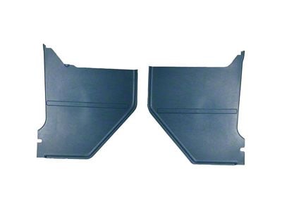 Kick Panels; Medium Blue (1965 Mustang Coupe)