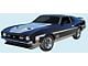 Mach 1 Sides, Deck and Names Stripe Kit; Matte Black (71-72 Mustang Mach 1)