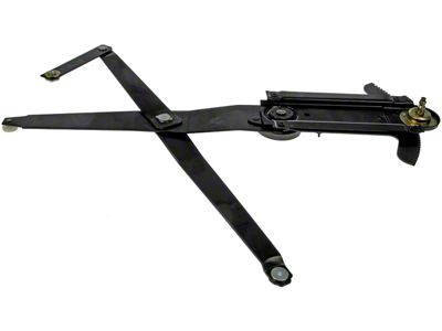 Manual Window Regulator; Front Passenger Side (1969 Mustang)