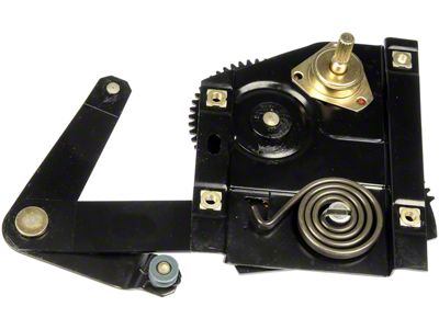 Manual Window Regulator; Rear Driver Side (65-66 Mustang)