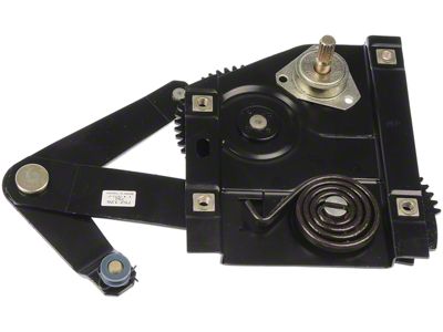 Manual Window Regulator; Rear Driver Side (67-68 Mustang)