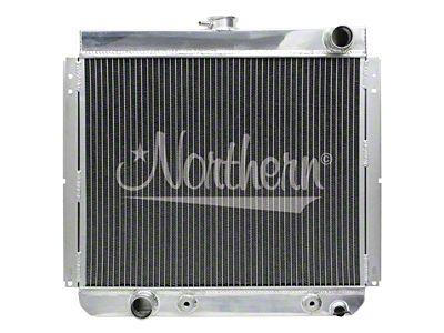 Muscle Car Aluminum Radiator; Driver Side Outlet (67-70 Mustang)