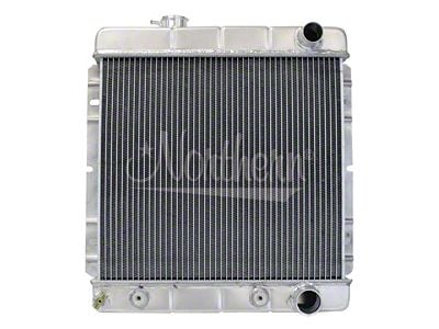 Muscle Car Aluminum Radiator; Passenger Side Outlet (64-66 Mustang w/ Automatic Transmission)