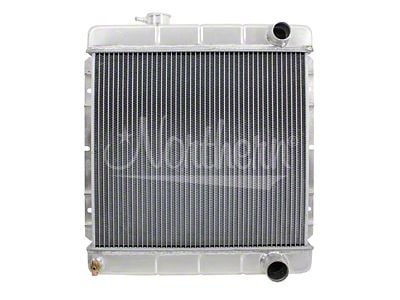 Muscle Car Aluminum Radiator; Passenger Side Outlet (64-66 Mustang w/ Manual Transmission)