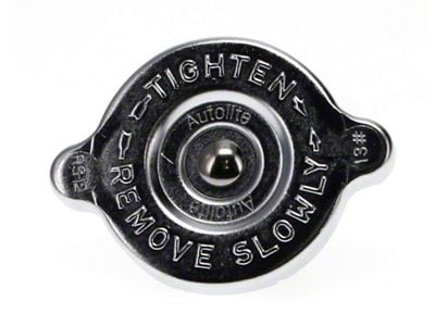 OE Style Radiator Cap; Chrome (67-69 Mustang)